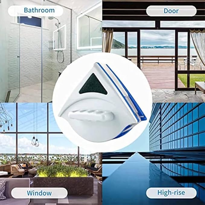 Window Glass Cleaner, Double-Sided Magnetic Window