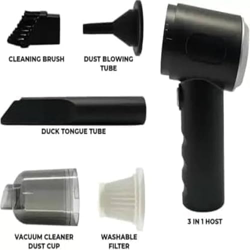 3-in-1 Mini Vacuum AS-228 – Powerful Cordless Handheld