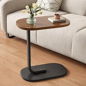 C-Shaped Sofa Side Table