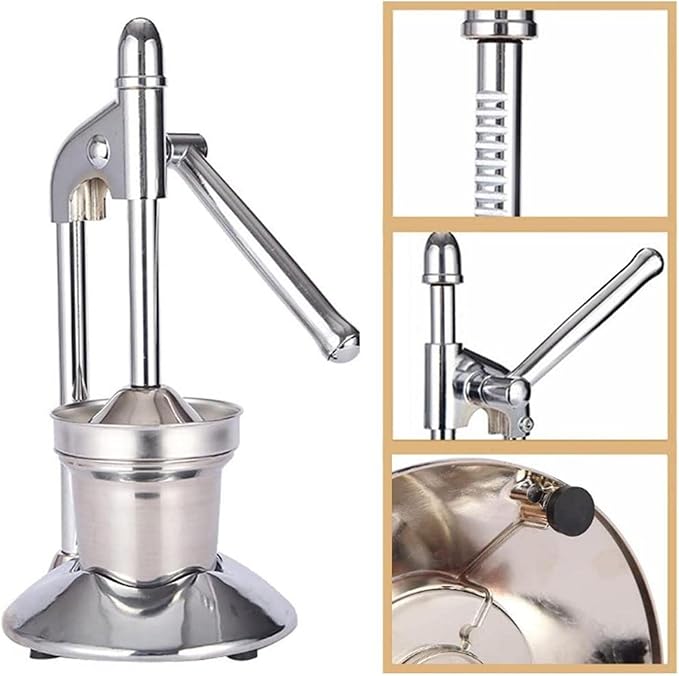 Professional Citrus Juicer | Manual Citrus Press and Orange Squeezer - Stainless Steel Lemon Squeezer