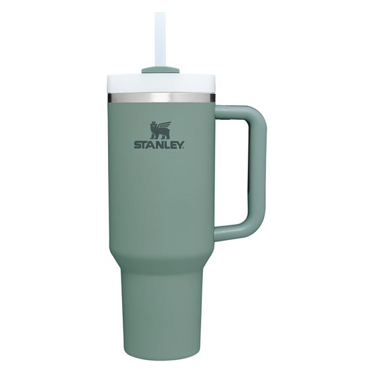 STANLEY The Quencher H2.0 FlowState Tumbler (Soft Matte) | 40 OZ Shale